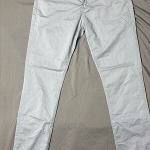 AG Adriano Goldschmied Women's Soft Gray Straight Leg Jeans